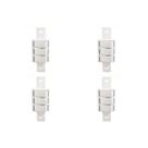 Kit C/4 - Conjunto Perlex''Branca''Sem Placa(3Simples) 2283