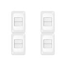 Kit C/4 - Conjunto Pial Pop Modulo Com Placa 4X2 - 2 Simp...