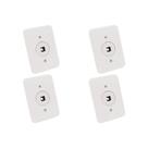 Kit C/4 - Conjunto Radial Pollar 1402025 1Tomada Fone Rj45 Kit C/4 - Conjunto Radial Pollar 1402025 1Tomada Fone Rj45