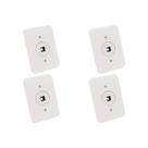 Kit C/4 - Conjunto Radial Pollar 1402025 1Tomada Fone Rj45 Kit C/4 - Conjunto Radial Pollar 1402025 1Tomada Fone Rj45
