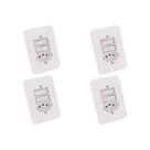 Kit C/4 - Conjunto Radial Pollar 1901119 2Ss 1Tomada 10A