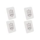 Kit C/4 - Conjunto Radial Pollar 1901119 2Ss 1Tomada 10A