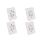 Kit C/4 - Conjunto Radial Pollar 1901218 1S 1Tomada 20A