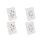 Kit C/4 - Conjunto Radial Pollar 1901218 1S 1Tomada 20A