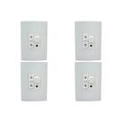 Kit C/4 - Controle Para Ventilador Qualitronix Embutir Ve...