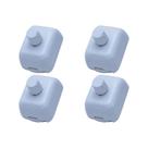 Kit C/4 - Controle Ventilador Luz Sob Qualitronix Branco V39