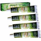 Kit c/ 4 Creme Dental com Flúor Multi Aloe Vera Racco 90g