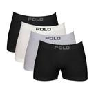 Kit C/4 Cuecas Boxer Polo 781 Algodão Masculina Sortida