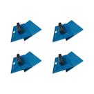 Kit C/4 - Desempenadeira Pvc Emave Azul Corrugada 18X30