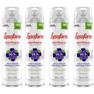 Kit c/4 Desinfetante Lysoform Aerossol Uso Geral Original 360ml