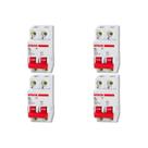 Kit C/4 - Disjuntor Steck Din Bipolar 50A Sd62 C Sdd62C50