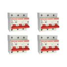 Kit C/4 - Disjuntor Steck ''Din'' Tripolar 100A. C