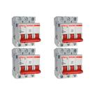 Kit C/4 - Disjuntor Steck ''Din'' Tripolar 16A. C