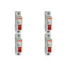 Kit C/4 - Disjuntor Steck Din Unipolar 06A Sdd61C06