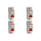 Kit C/4 - Disjuntor Steck ''Din'' Unipolar 100A. C Kit C/4 - Disjuntor Steck ''Din'' Unipolar 100A. C