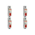 Kit C/4 - Disjuntor Steck ''Din'' Unipolar 10A. C Kit C/4 - Disjuntor Steck ''Din'' Unipolar 10A. C