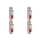 Kit C/4 - Disjuntor Steck ''Din'' Unipolar 10A. C Kit C/4 - Disjuntor Steck ''Din'' Unipolar 10A. C