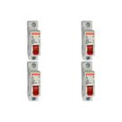 Kit C/4 - Disjuntor Steck ''Din'' Unipolar 16A. C Kit C/4 - Disjuntor Steck ''Din'' Unipolar 16A. C