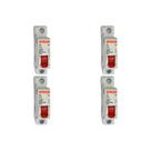Kit C/4 - Disjuntor Steck Din Unipolar 16A Sd61 C Sdd61C16