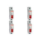 Kit C/4 - Disjuntor Steck ''Din'' Unipolar 20A. C Kit C/4 - Disjuntor Steck ''Din'' Unipolar 20A. C