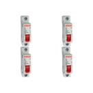 Kit C/4 - Disjuntor Steck Din Unipolar 20A Sd61 C Sdd61C20 Kit C/4 - Disjuntor Steck Din Unipolar 20A Sd61 C Sdd61C20