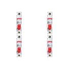 Kit C/4 - Disjuntor Steck Din Unipolar 25A Sd61 3Ka Kit C/4 - Disjuntor Steck Din Unipolar 25A Sd61 3Ka