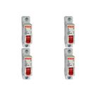 Kit C/4 - Disjuntor Steck ''Din'' Unipolar 63A. C Kit C/4 - Disjuntor Steck ''Din'' Unipolar 63A. C