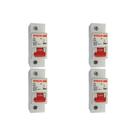 Kit C/4 - Disjuntor Steck "Din" Unipolar 80A. C Kit C/4 - Disjuntor Steck "Din" Unipolar 80A. C