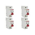 Kit C/4 - Disjuntor Steck Din Unipolar 80A Sd61 C10Ka Kit C/4 - Disjuntor Steck Din Unipolar 80A Sd61 C10Ka