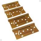 Kit C/ 4 Dobradiças Douradas Shinning Golden SS4330 - Flush Hinge Kit C/ 4 Dobradiças Douradas Shinning Golden SS4330 - Flush Hinge