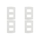 Kit C/4 - Espelho Placa Peesa Alfa P1504 4X2 2Modulo Dist...