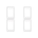 Kit C/4 - Espelho Placa Pial Pop C/Suporte 4X2 3Int Lgp23...