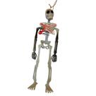 kit c/4 Esqueleto 33cm Halloween Decoração Festa Terror