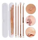 Kit C/4 Extrator Tira Acne Cravos Espinha Limpeza Pele