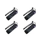Kit C/4 - Filtro Linha Qualitronix 8 Tomada Bivolt Preto