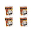 Kit C/4 - Fita Dupla Face Adelbras De Papel Branca 12 X 30M
