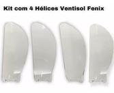 Kit C/ 4 Helices Pa Ventilador Teto Ventisol Fenix Com 4 Unidades