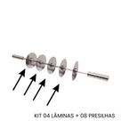 Kit C/4 Lâmina + 8 Presilhas Rolo Cort (inox)