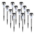 Kit c/ 4 Luminaria Jardim Luz Solar Unidade Espeto Led com
