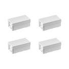 Kit C/4 - Modulo Ilumi Vivaz Cego Branco 7504