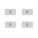 Kit C/4 - Modulo Peesa Alfa 1422 Tomada P/Infor Rj45 Kit C/4 - Modulo Peesa Alfa 1422 Tomada P/Infor Rj45