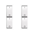 Kit C/4 - Modulo Pial Pop 1 Bipolar 10A Lg010B Branco