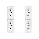 Kit C/4 - Modulo Pial Pop 1Tomada 10A Lg030 Branco