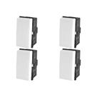 Kit C/4 - Modulo Pial Pop Branco 1 Simples 10A Lg010