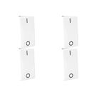 Kit C/4 - Modulo Pial Pop Branco 1 Simples Bipolar 10A Lg...