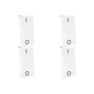 Kit C/4 - Modulo Pial Pop Branco 1 Simples Intermediario ...