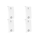 Kit C/4 - Modulo Pial Pop Branco 1 Simples Intermediario ...