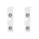 Kit C/4 - Modulo Pial Pop Branco 1 Tomada Tv Tipo F Lg060