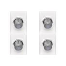 Kit C/4 - Modulo Pial Pop Tomada P/Tv Lg060 Branco