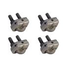 Kit C/4 - Para-Raio Conector Cabo/Haste Com Grampo Em ''U''